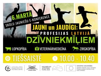 E-konference “Jauni un jaudīgi: profesijas Latvijā dzīvniekmīļiem”