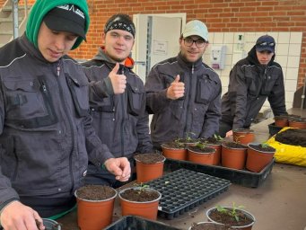 Otrās prakses nedēļas sākums Dānijā Green Academy Arhus lielajās siltumnīcās!