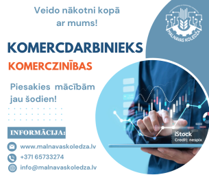 Komercdarbinieks - profesionālās vidējās izglītības programma "Komerczinības"