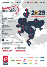 Izmanto iespēju! Piedalies konkursā “Young Car Mehanic 2025”